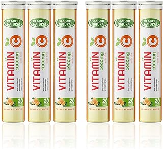 Vitamine c naturelle oldale 1000 mg effervescente + saveur orange et zinc, paquet