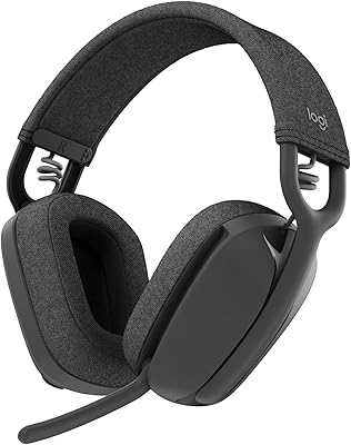 Écouteurs supra-auriculaires sans fil légers logitech zone vibe 100 avec microphone