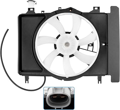 Ventilateur de refroidissement à condensateur compatible avec toyota yaris hatchback sedan