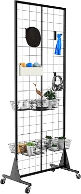 Plasink 2 x 55 pieds présentoir de panneau de sol en maille durable