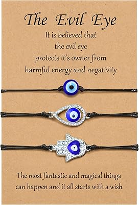 Bracelet contre le mauvais œil, cadeaux de protection porte-bonheur, bijoux contre le mauvais