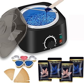 Kit de cire pour femmes et hommes kit capillaire pour éliminer les poils