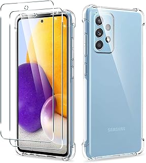 Compatible avec le protecteur d'écran samsung a72 avec coque verre trempé hd