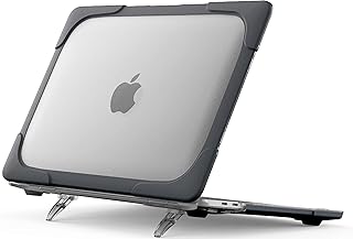 Coque rigide résistante aux chocs procase avec support pour macbook pro 13 m2