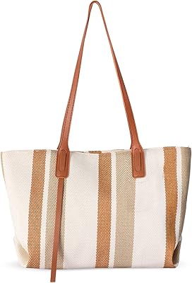 Sac fourre-tout en toile pour femme, sac fourre-tout léger pour ordinateur portable, sac