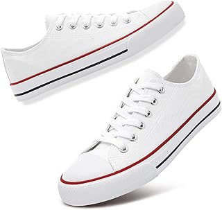 Baskets en toile à la mode pour femmes, chaussures de tennis blanches à enfiler décontractées, baskets basses à broderie florale, blanches. Diaytar Sénégal : Le plaisir d'acheter sans se priver