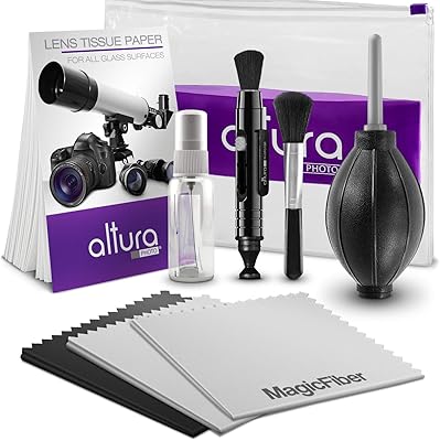 Kit de nettoyage photo professionnel altura pour appareils reflex numériques et électroniques sensibles
