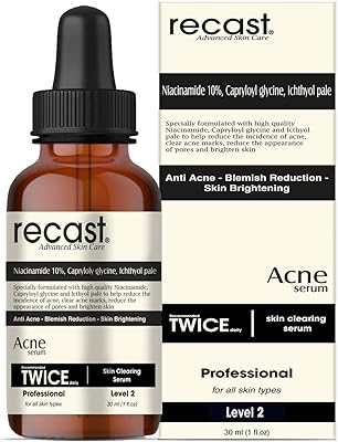 Sérum éclaircissant et purifiant pour la peau avec niacinamide 10% capryloyl