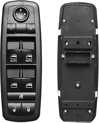 Commutateur de fenêtre électrique principal | remplacement pour chrysler 300 2011-2020, chrysler 200