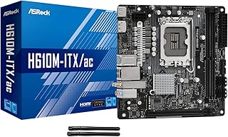 Asrock h610m-itx/ac, processeur intel h610 série 12e génération (lga1700) compatible carte mère miniatx