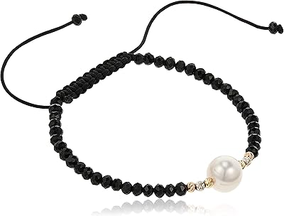 Bracelet shamballa en perles d'or 18 carats b1yp24 pour femme