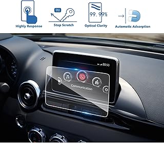 Lfotpp 2017-2018 fiat 124 spider mzd connect 7 pouces protecteur d'écran de navigation