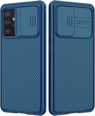 Coque de protection nillkin camshield pro avec couvercle coulissant pour appareil photo pour samsung galaxy a52 5g / 4g (2021), bleu. Diaytar : Vivez l'expérience du shopping malin