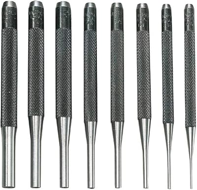 Jeu de 8 poinçons general tools spc75, gris