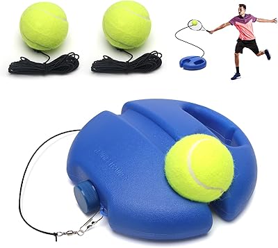 Balle de tennis à rebond wewaplex avec corde d'entraînement de tennis solo, équipement d'entraînement de tennis portable avec longue corde élastique pour adultes et enfants débutants. Plus de choix, moins de dépenses avec Diaytar