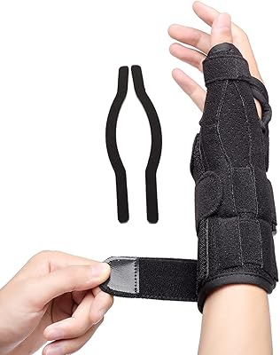 Orthèse de poignet et de pouce attelle spica pour le support nuit du
