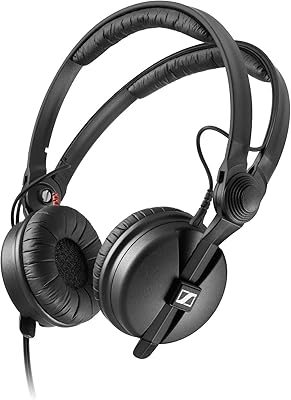 Casque dj professionnel sennheiser hd 25, noir