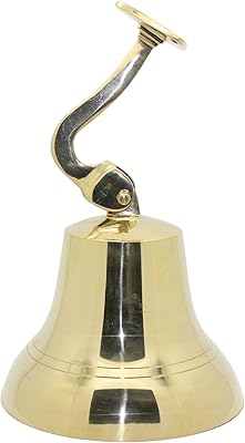 Cloche de navire govinda en laiton de 6 pouces - cloches nautiques