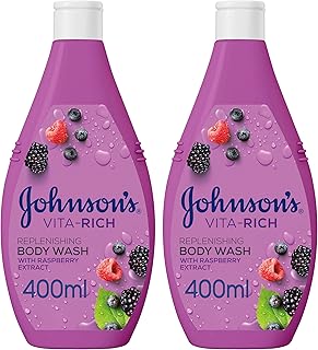 Lavage corporel rajeunissant vita-rich de johnson's à l'extrait de canneberge - violet, 800