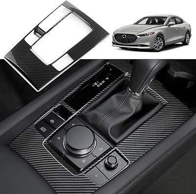 Infocase couverture de panneau d'engrenage de voiture pour mazda 3 2020 2021 2022
