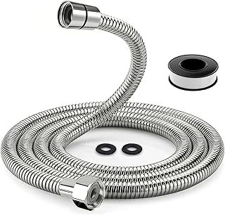 Tuyau de douche, tuyau de douche en acier inoxydable de 1,5 m, tuyau