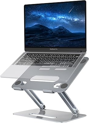 Support ergonomique pliable en aluminium pour ordinateur portable afacot support réglable compatible