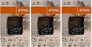 Paquet de 3) tronçonneuse stihl 16" chaîne de scie picco micro oilomatic 61pmm355