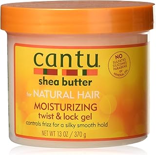 Gel hydratant cantu twist & lock au beurre de karité pour cheveux naturels