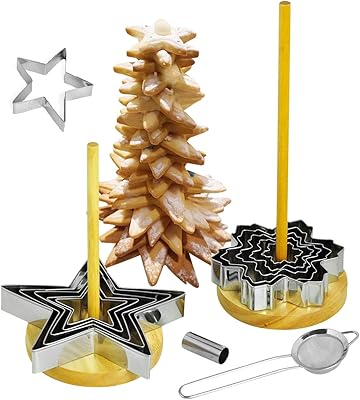 New line ny 16 pièces moules à biscuits en forme d'étoile pour présentoir