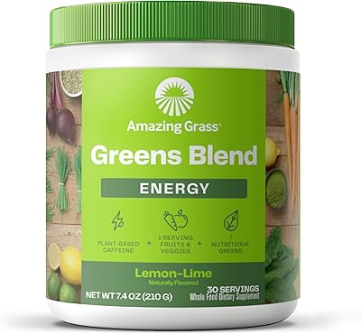 Amazing grass green superfood energy powder et caféine végétale avec thé vert matcha