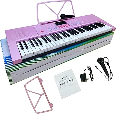 Clavier de piano électronique à 61 touches yongmi ym-288, idéal pour les débutants