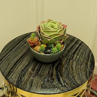 Yatai arrangement de plantes succulentes artificielles en pot dans un pot en plastique