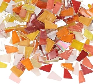 Carreaux de mosaïque en verre brisé colorés siwak pour remplissage de vases