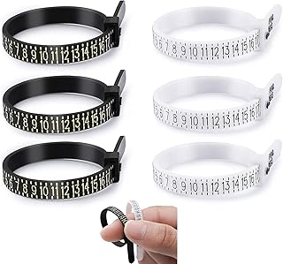 Ensemble d'outils de mesure de bague 6 pièces, jauge de bague précise