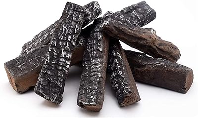 Ensemble de bois de chauffage pour poêle à bois et à gaz