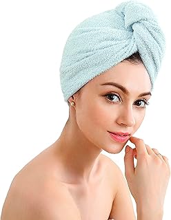 Serviettes enveloppantes en coton arena (paquet de 2) pour cheveux