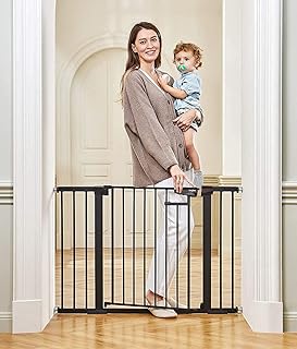 Barrière de sécurité pour bébé à verrouillage automatique, barrière de sécurité extra haute