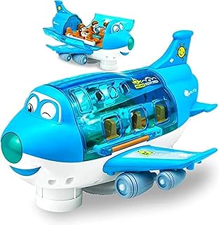 Jouets sgtt pour jeunes enfants, avion électrique rotatif avec lumière et musique, cadeau
