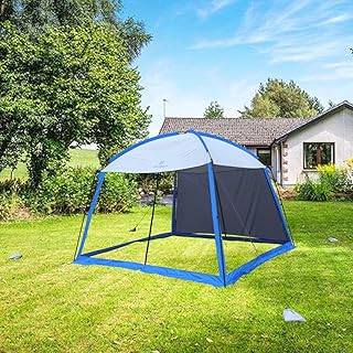 Tente de camping de plage simianglen avec rideau mural unilatéral par screen