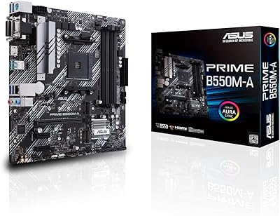 Carte mère asus b550m-a (amd b550) (ryzen am4) micro atx avec double m.2
