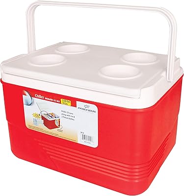 Glacière isotherme princeware 3414 capacité 14 litres rouge