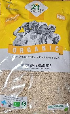 Riz brun biologique sona mazuri de 24 mantras, 5 kg