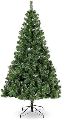 Sapin de noël artificiel de luxe de 180 cm, facile à assembler
