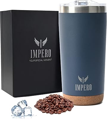 Tasse à café de voyage thermique empero de 20 oz, tasse en acier
