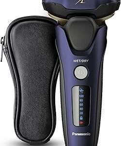 PANASONIC ES-LV67 RASOIR ÉLECTRIQUE RECHARGEABLE POUR HOMME À 5 LAMES AVEC CAPTEUR