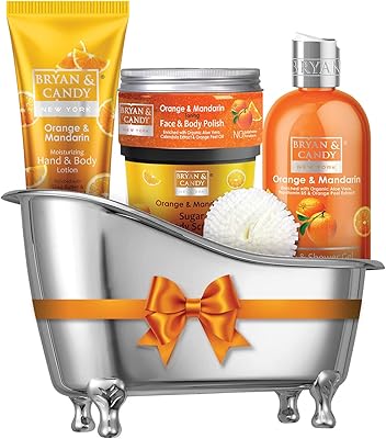 Coffret de bain brian & candy new york orange tangerine pour une expérience