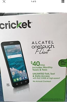 Téléphone cricket sans fil alcatel one touch flint 4g lte 5.5