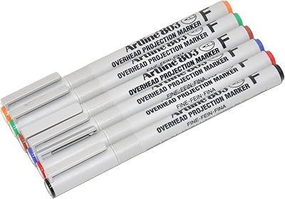 Stylo marqueur artline ohp, 803 permanent - armk803/6w