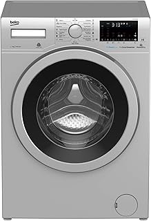 Lave-linge beko, 7 kg, 1400 tr/min, 15 programmes à chargement frontal, couleur argent