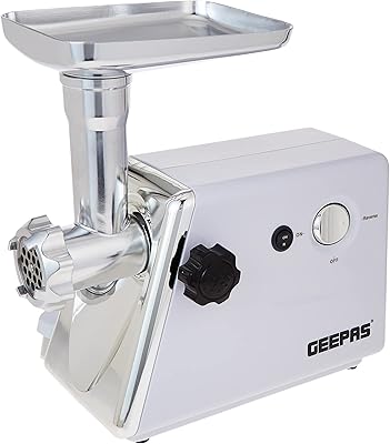 Hachoir à viande geepas avec lames à découper en acier inoxydable - [gmg746]